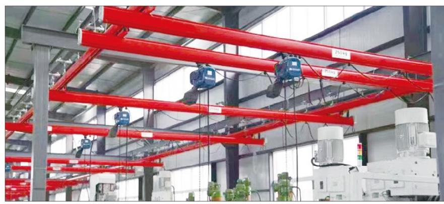 FLEXIBLE KBK DOUBLEBEAM SUSPENSION CRANE