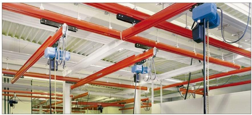 FLEXIBLE KBK SINGLE BEAM SUSPENSION CRANE