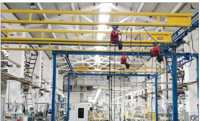 STEEL KBK RAIL CRANE